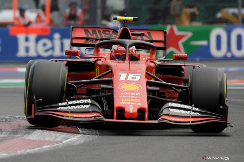 Verstappen terkena penalti, Leclerc jadi start terdepan di GP Meksiko