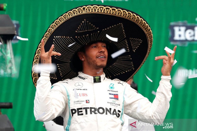 Lewis Hamilton raih juara GP Meksiko