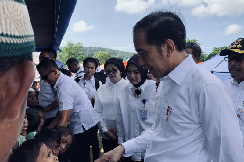 Presiden minta konsep rumah tahan gempa diterapkan di Ambon