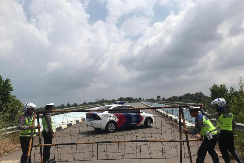 Polisi pelajari rencana perbaikan Jembatan 2 Dompak