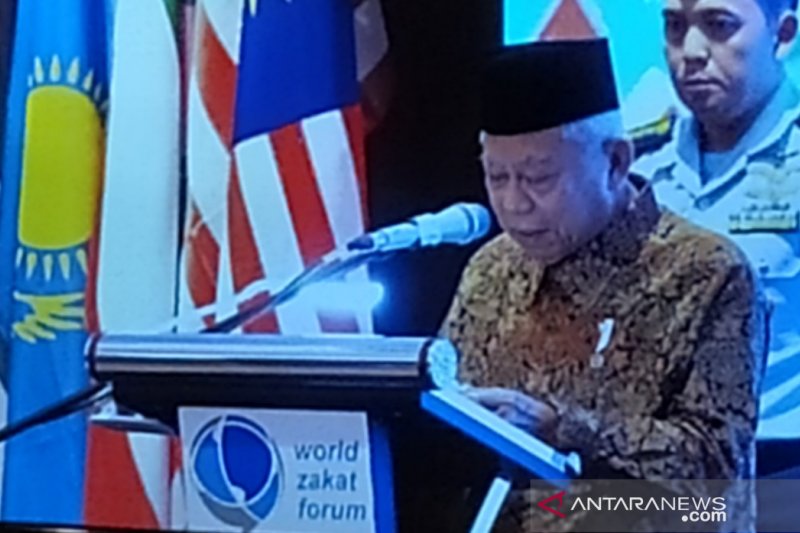 Wapres hadiri Forum Zakat Dunia, sebut potensi zakat Indonesia Rp230 triliun