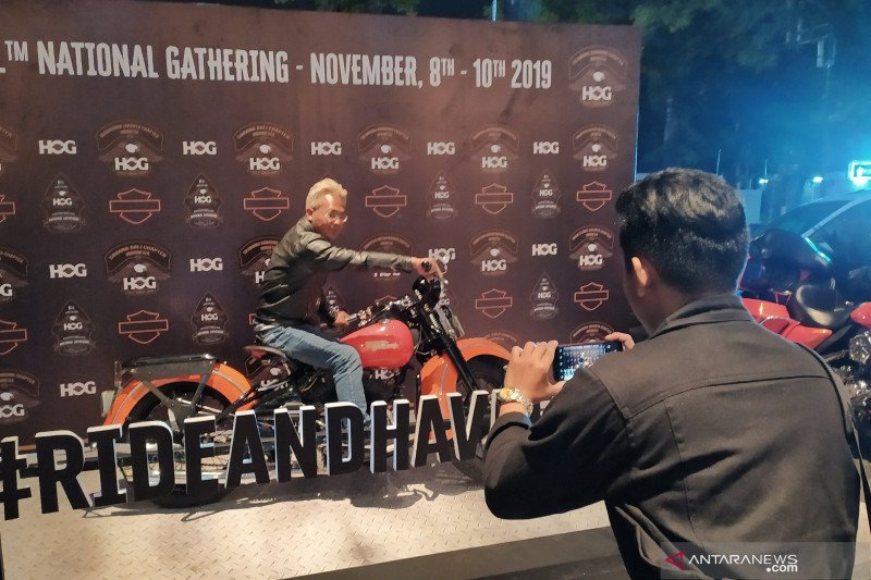 Pecinta motor Harley-Davidson gelar pertemuan nasional pertama di Bandung