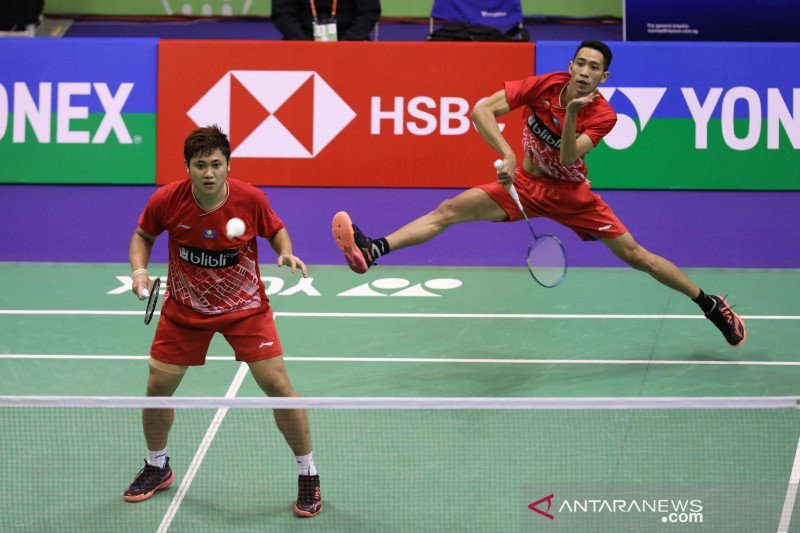 Indonesia raih emas bulu tangkis beregu putra, kalahkan Malaysia