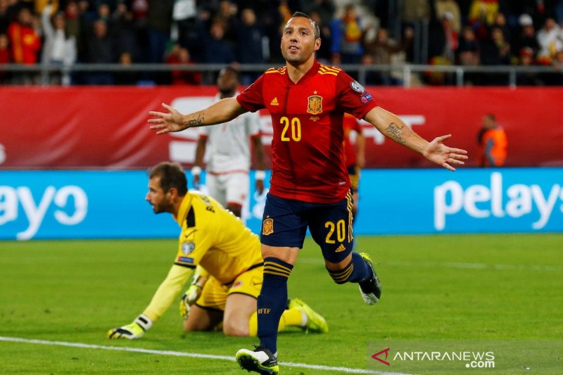 Spanyol cukur Malta 7-0 kokoh di puncak Grup F