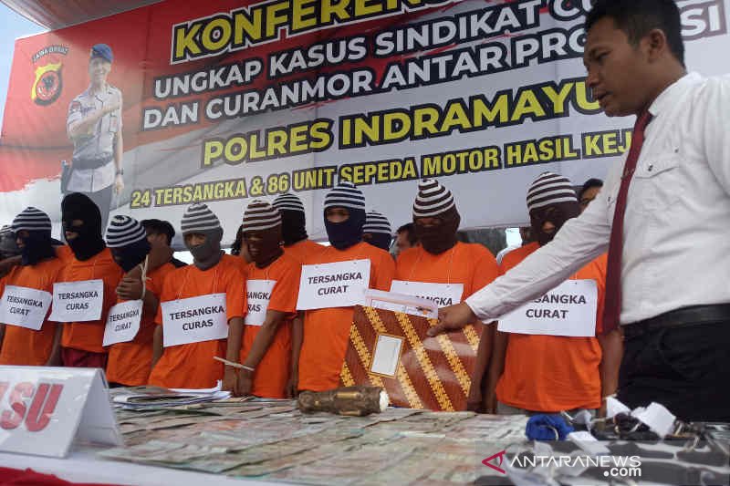 Polisi Indramayu buru pelaku penadah motor curian sampai Kalimantan