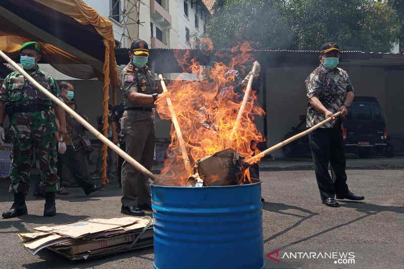 Kejari Kota Cirebon musnahkan barang bukti narkotika