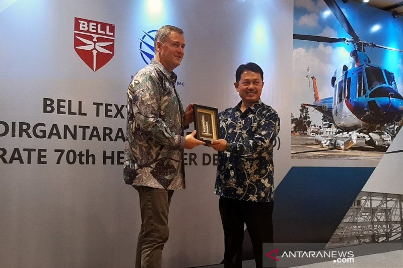 Bell Textron dan PTDI rayakan pengiriman pesawat ke-70