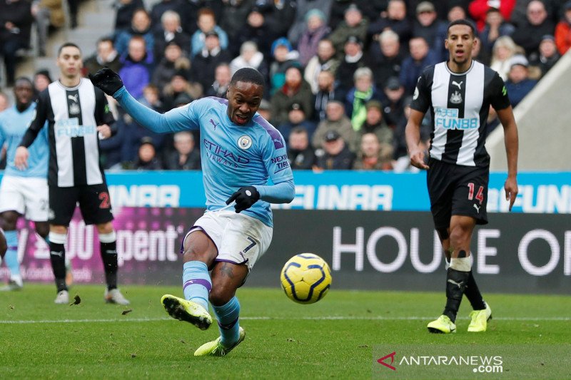 Manchester City ditahan imbang Newcastle 2-2