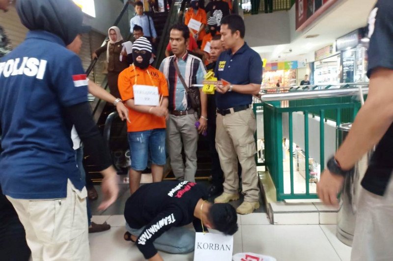 Rekonstruksi pengeroyokan pemuda disabilitas, 38 adegan diperagakan