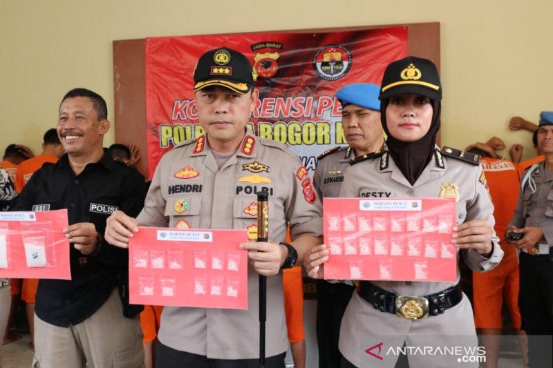 Polresta Bogor proses 11  perkara narkoba