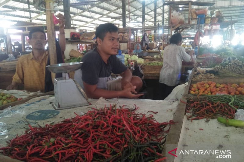 Harga cabai naik di pasar Cianjur