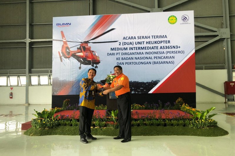 PTDI serahterimakan dua unit helikopter ke Basarnas