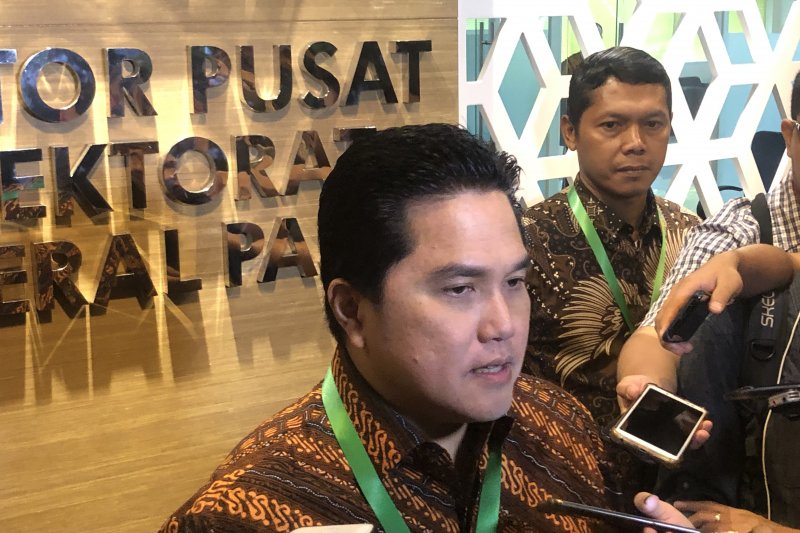 Erick Thohir jelaskan proyek Mahaka Media Group di Garuda