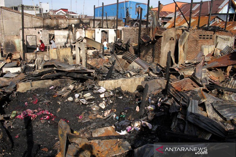 Kebakaran rumah padat penduduk