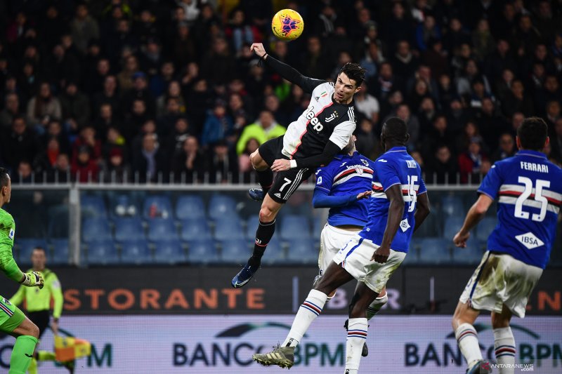 Juventus menang atas Sampdoria, bawa kembali ke puncak klasemen