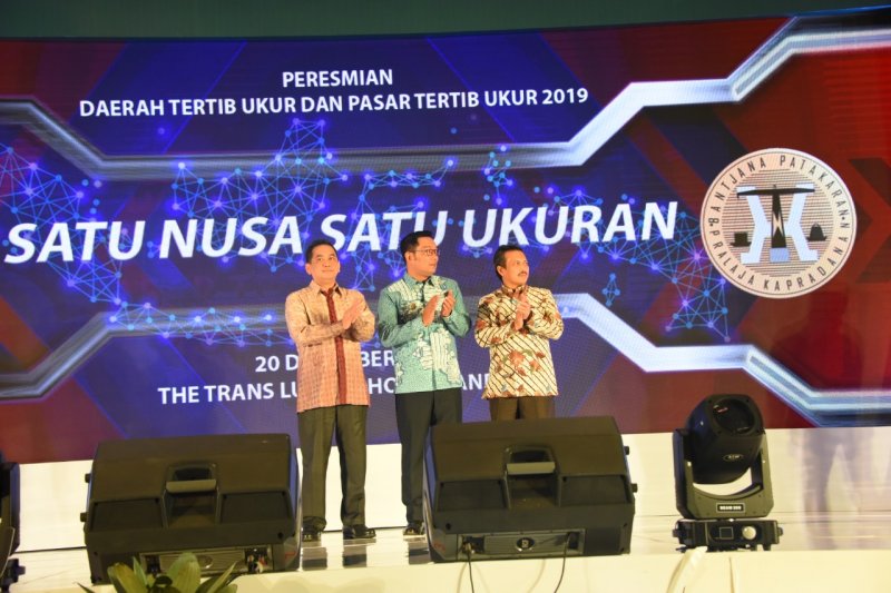 Empat kabupaten/kota di Jawa Barat masuk Daerah Tertib Ukur