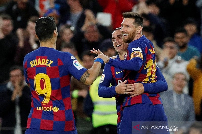 Barcelona hantam tamunya Alaves, Sevilla kalahkan Mallorca