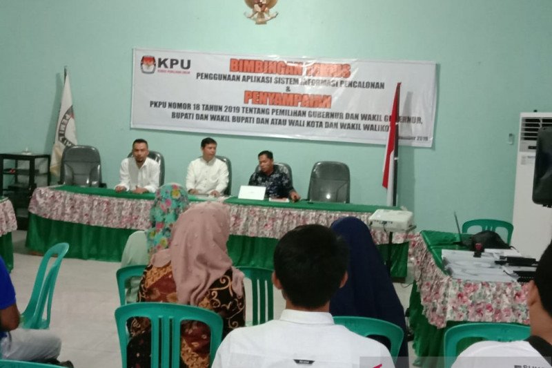 KPU Poso gelar bimtek penggunaan Silon bagi LO balon Bupati Poso