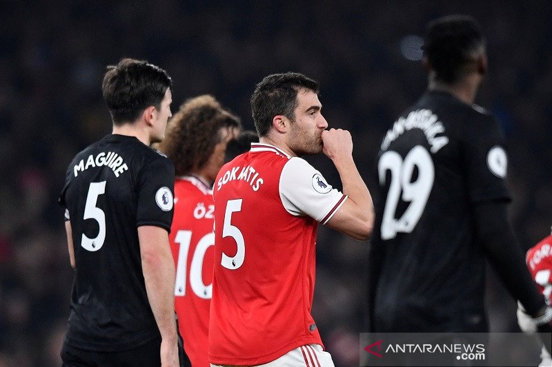 Arsenal akhirnya menang perdana di bawah Arteta, tundukkan MU 2-0