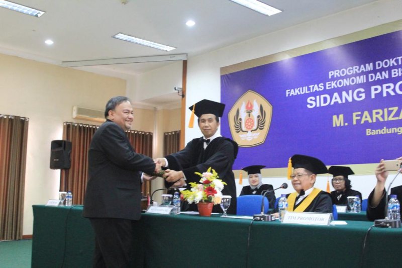 M Fariza Y Irawady raih gelar doktor dari Universitas Padjadjaran