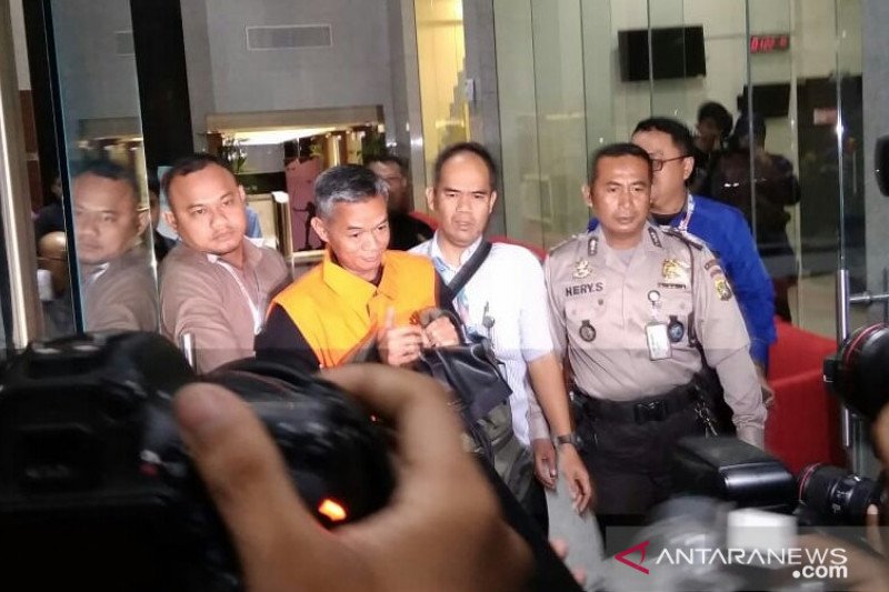 Komisioner KPU Wahyu Setiawan telah di KPK, ditahan 20 hari di rutan