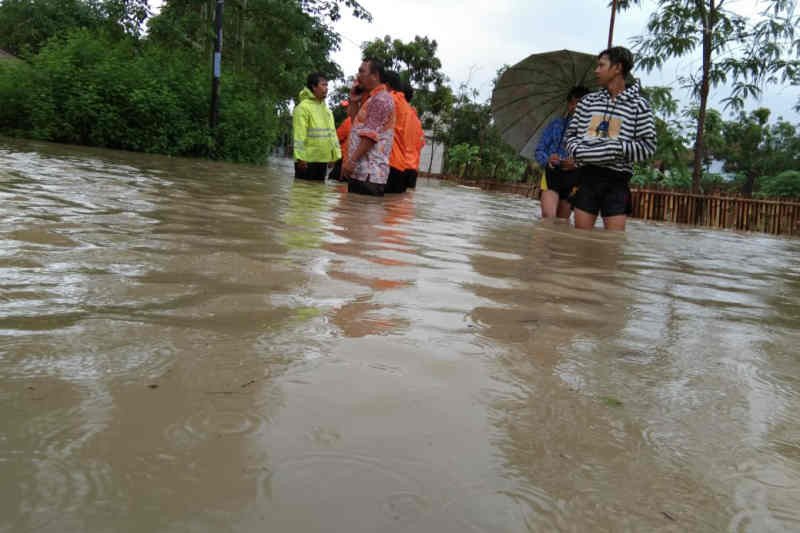 Banjir yang genangi ratusan rumah di Indramayu sudah surut