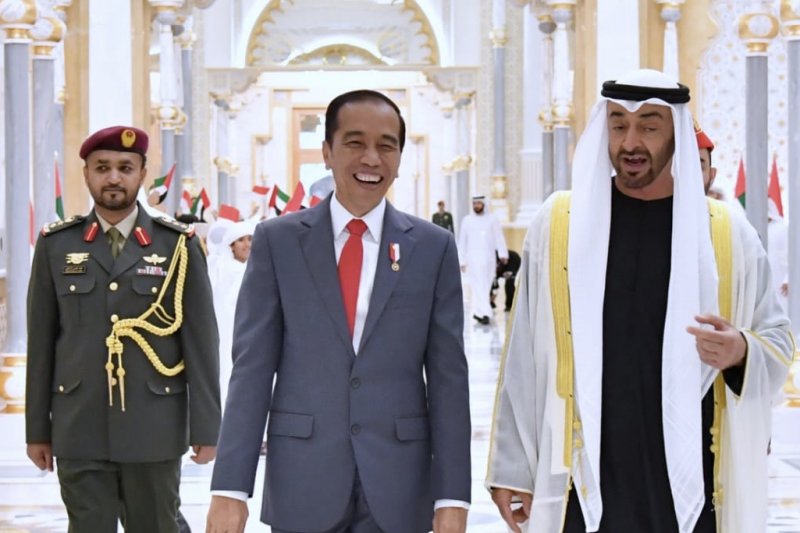 Selamat datang di rumah kedua, kata Putra Mahkota UEA kepada Jokowi