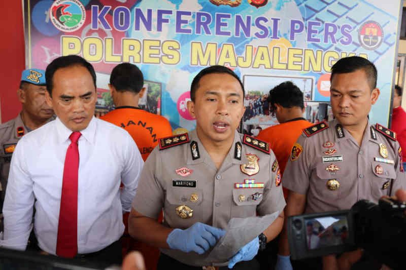 Polres Majalengka tangkap empat pelaku kasus narkoba