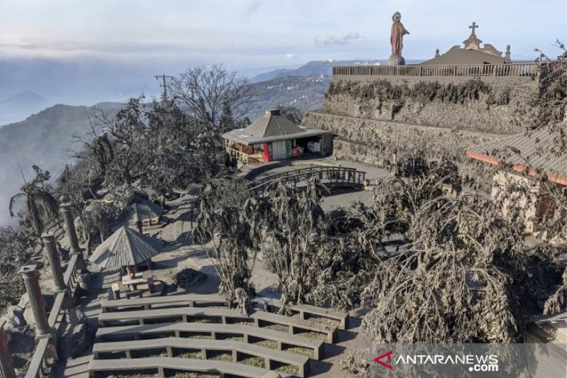 DAHSYATNYA ERUPSI GUNUNG TAAL DI FILIPINA