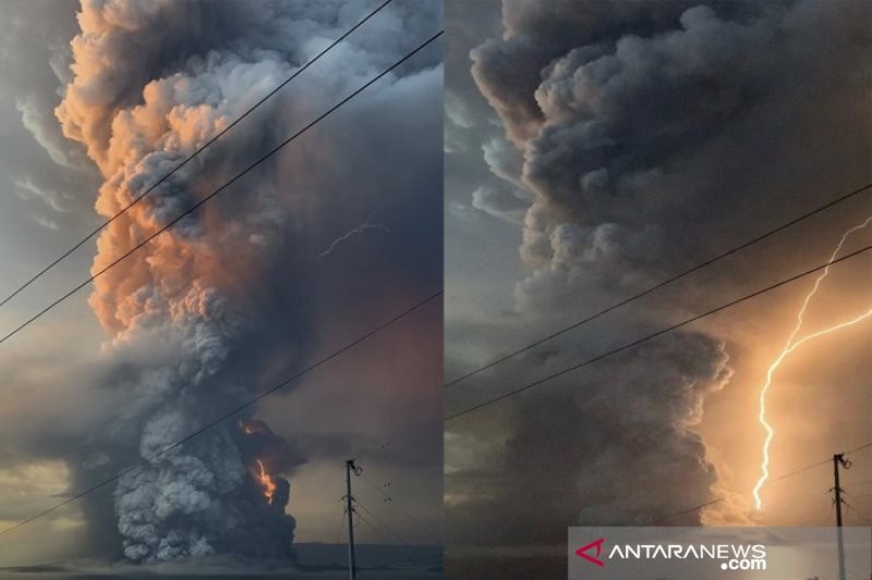 DAHSYATNYA ERUPSI GUNUNG TAAL DI FILIPINA