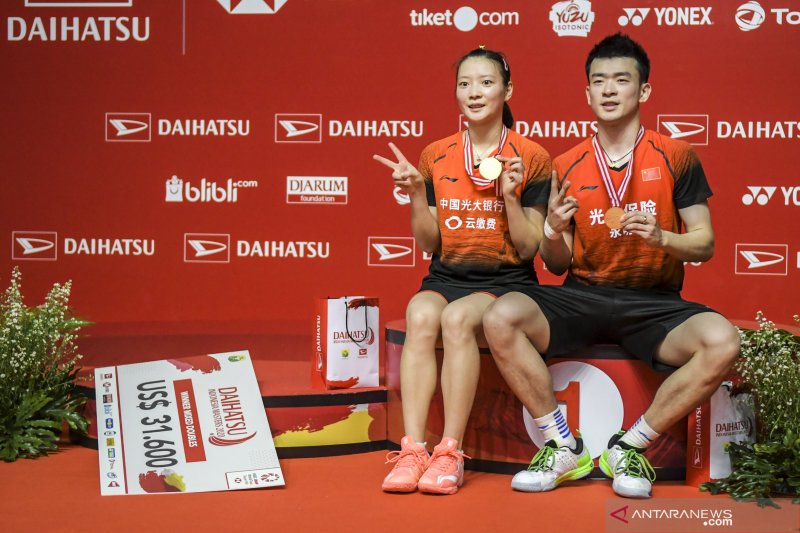 Indonesia Masters - Zheng/Huang juara ganda campuran
