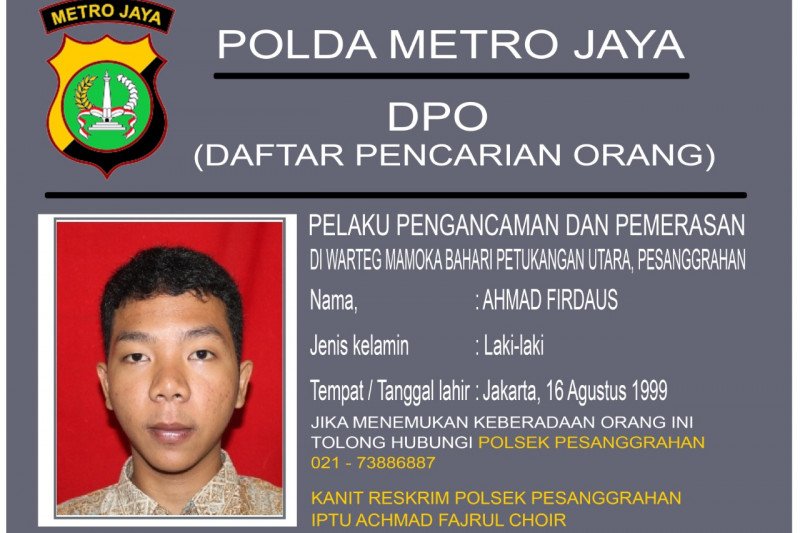 Pelaku kedua begal Warteg ditangkap di Jagakarsa