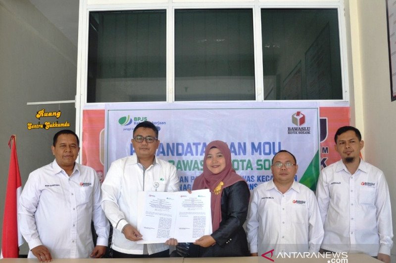 Pastikan jaminan keselamatan kerja, Bawaslu Solok gandeng BP-Jamsotek