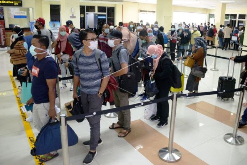 KEPULANGAN MAHASISWA ACEH DARI HONGKONG