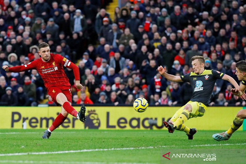 Liverpool lumat tamunya Southampton 4-0