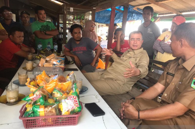 Dampak badai juga terjadi di Pasia Jambak, Maharuddin belum ditemukan
