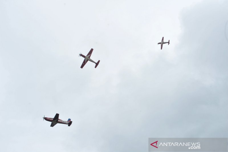 Jupiter Aerobatic Team Singgah di Lanud SMH Palembang