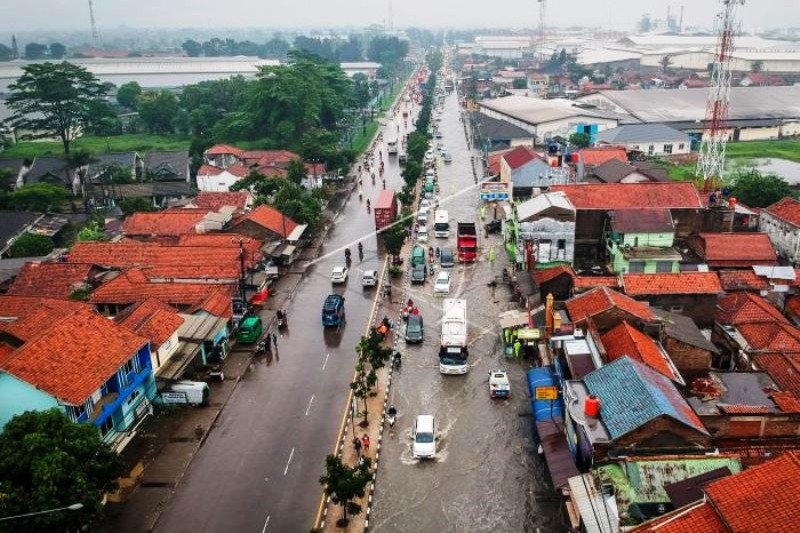 Genangan Air di Rancaekek Bandung