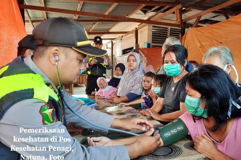 Aktivitas Pos Kesehatan di Kampung Panagi, Natuna