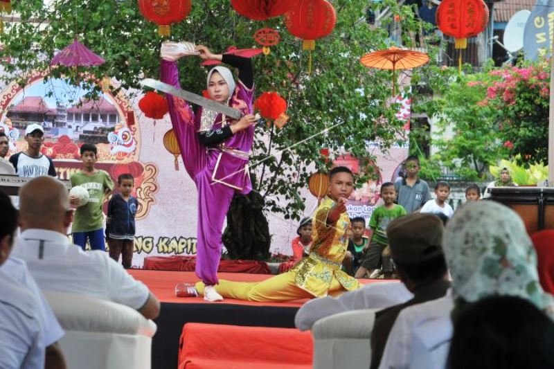 Festival Cap Gomeh di Kampung Kapitan Palembang