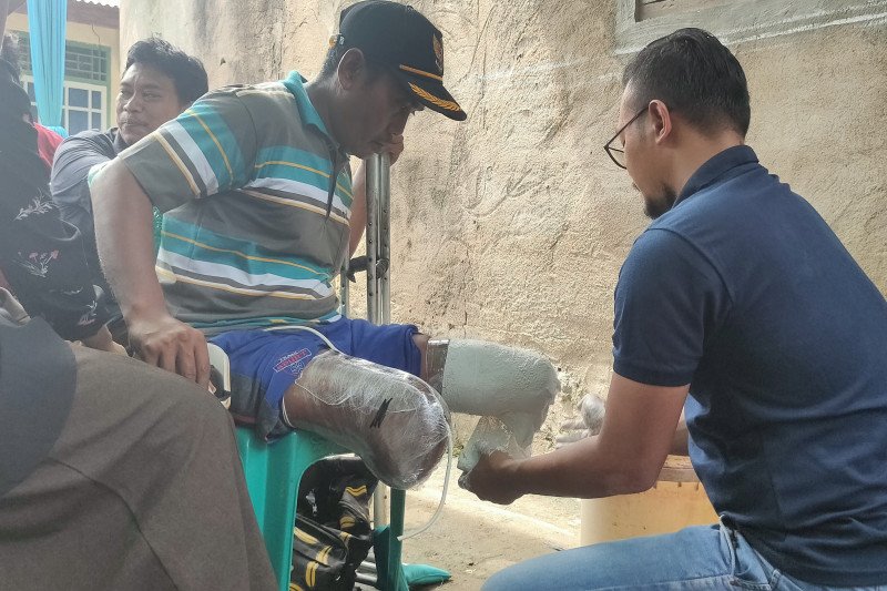 YPTD--PPDI Lampung buatkan kaki-tangan palsu bagi kaum disabilitas