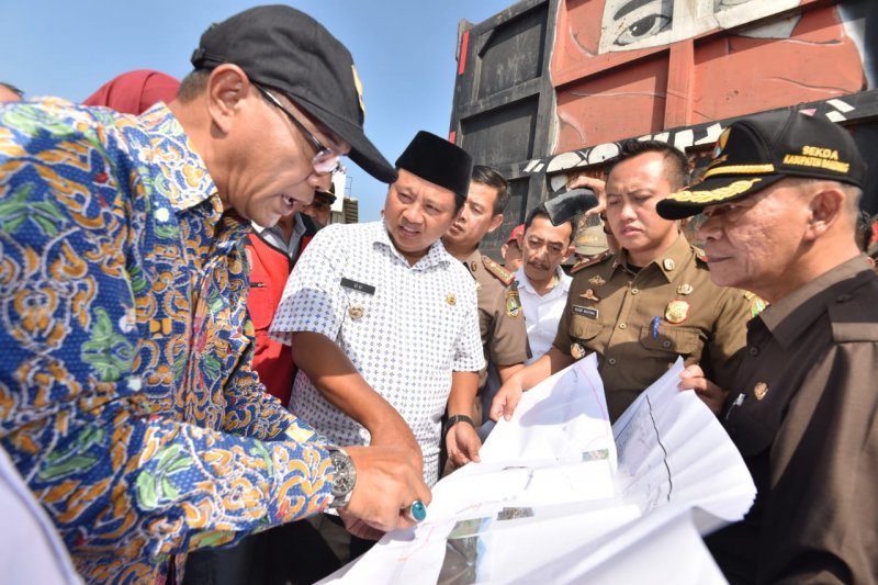 Wagub Jabar tinjau lokasi banjir di area PT Kahatex