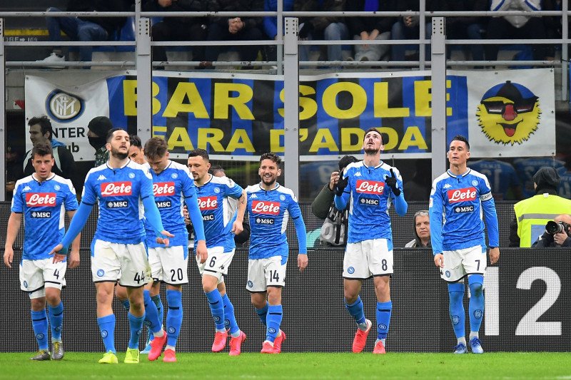 Napoli menang 1-0 atas Inter Milan pada leg pertama semifinal Coppa Italia