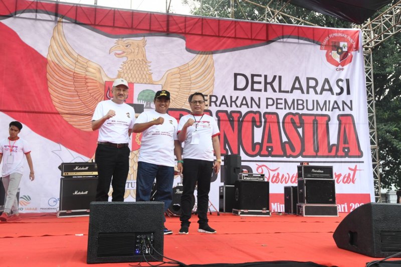 Wagub Jabar deklarasikan Gerakan Pembumian Pancasila do Bandung