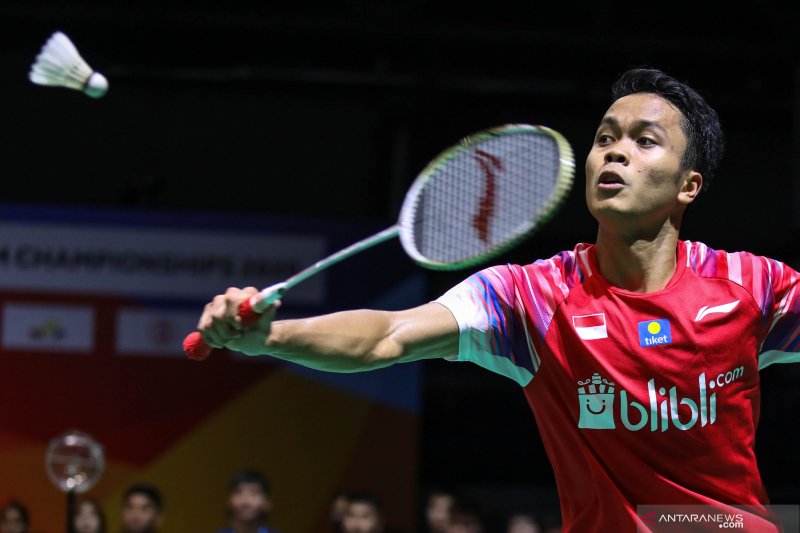 Anthony Ginting jumpa Shesar di final turnamen internal PBSI