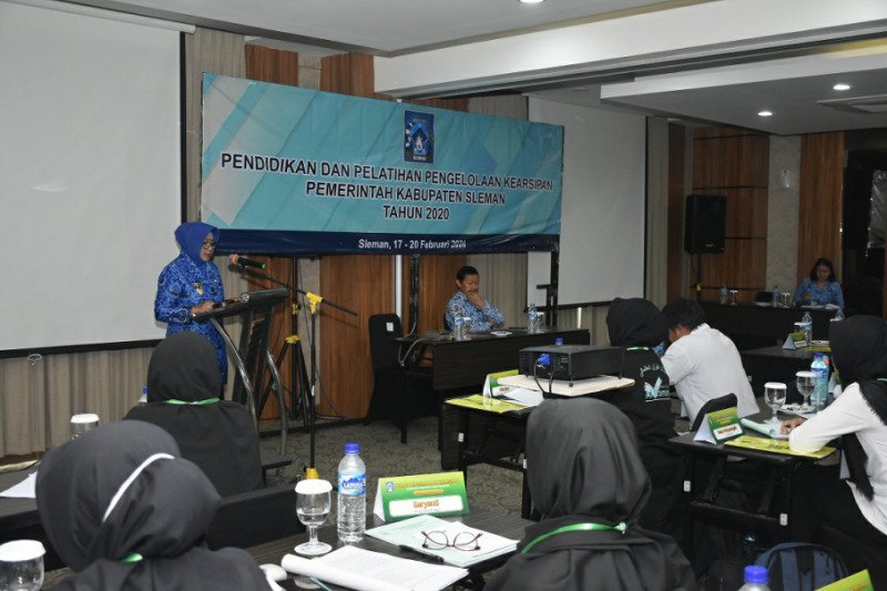 BKPP Sleman menyelenggarakan diklat pengelolaan arsip