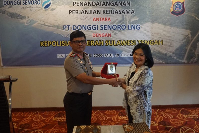 Polda Sulteng-DSLNG kerja sama pengamanan obyek vital nasional