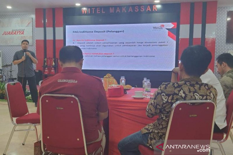 PT Telkom Makassar upayakan seluruh ibu kota kecamatan terlayani indihome