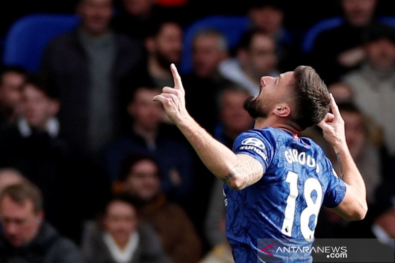 Chelsea buka opsi perpanjang kontrak Giroud sampai 2021