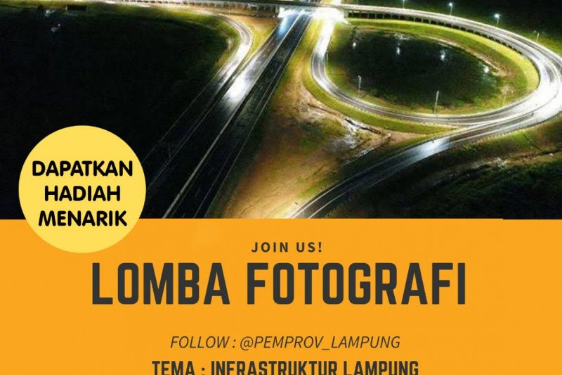 Pemprov Lampung menggelar lomba fotografi, vlog dan konten medsos